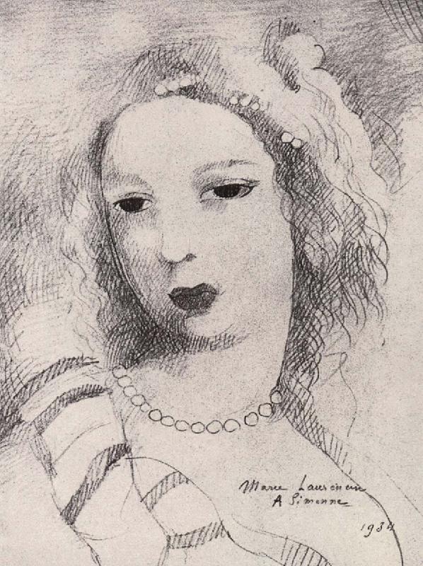 Marie Laurencin Portrait of Femail